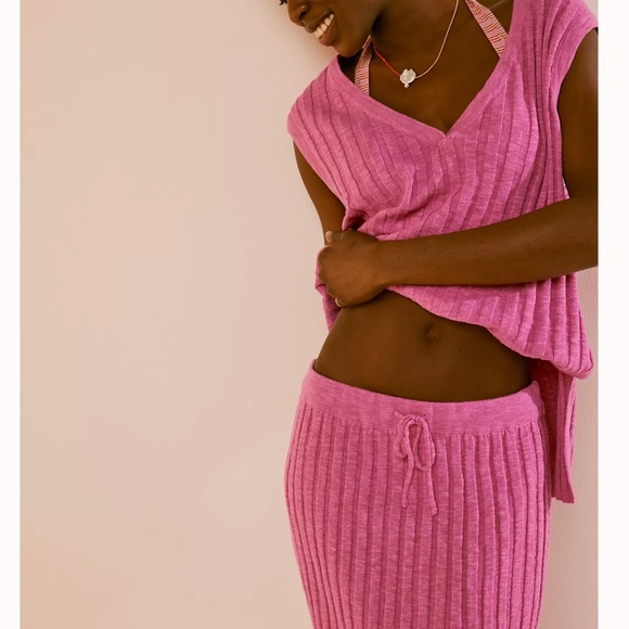 NWT Free People Veda Sweater Set - Island Flower - Picture 2 of 4